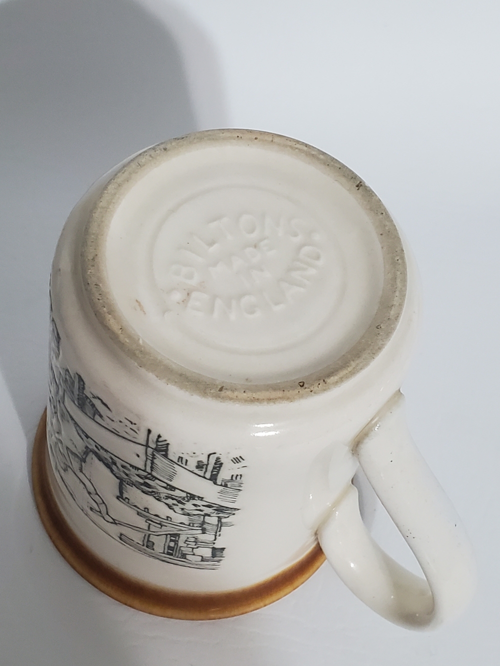 Biltons Blacksmithing Made in England Coffee Mug Cut Relief Design 8 oz - Picture 6 of 6